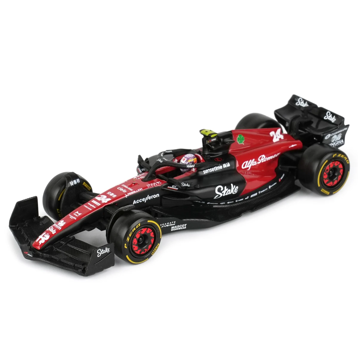 Miniature Alfa Romeo 2023 C43 #24 – Guanyu Zhou