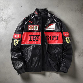 Jaqueta Ferrari Retrô de Couro