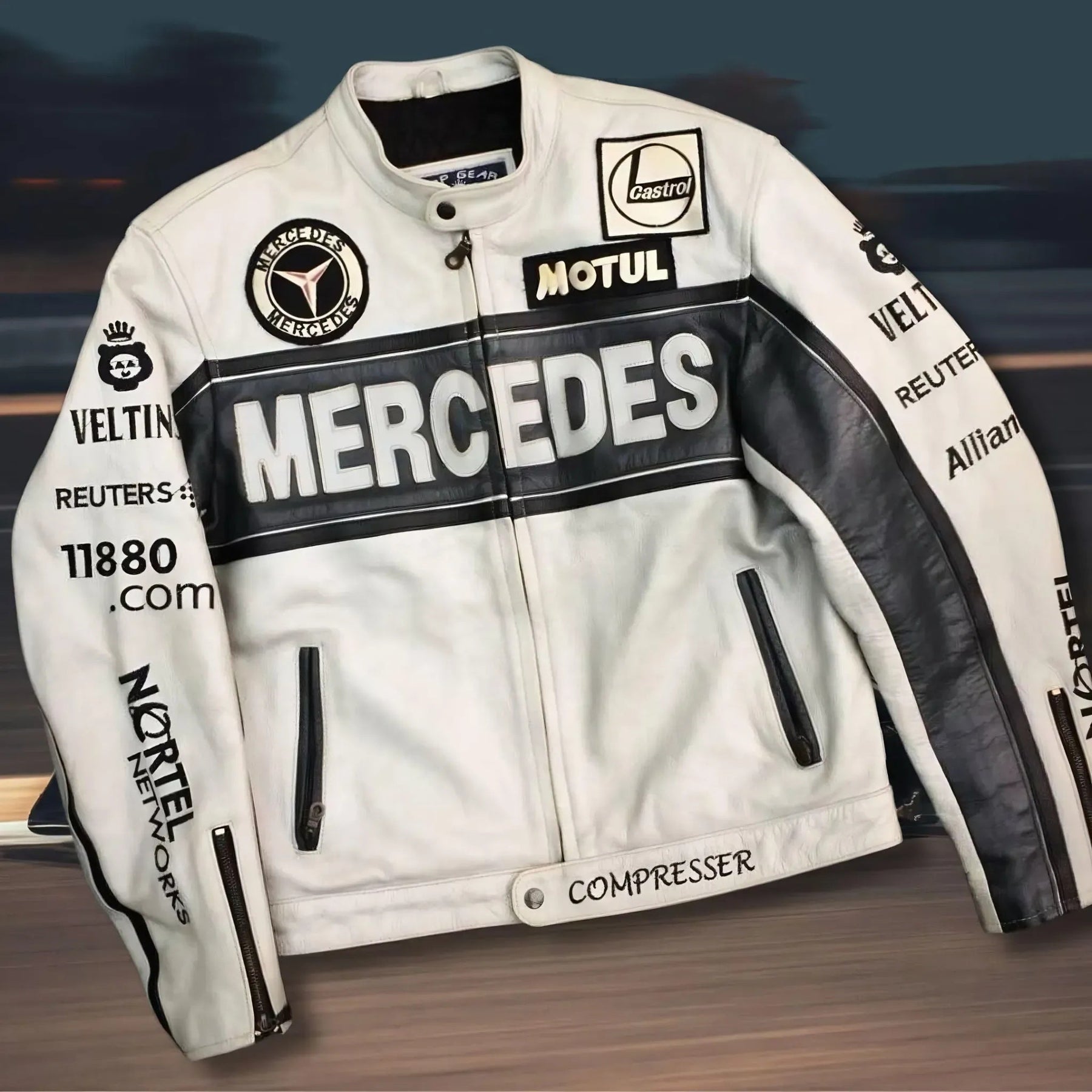 Jaqueta Mercedes Branca