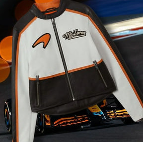 Jaqueta McLaren de Couro