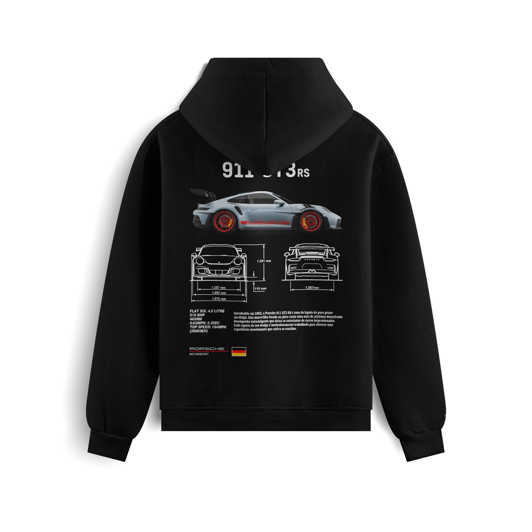 Moletom Porsche 911 GT3 RS