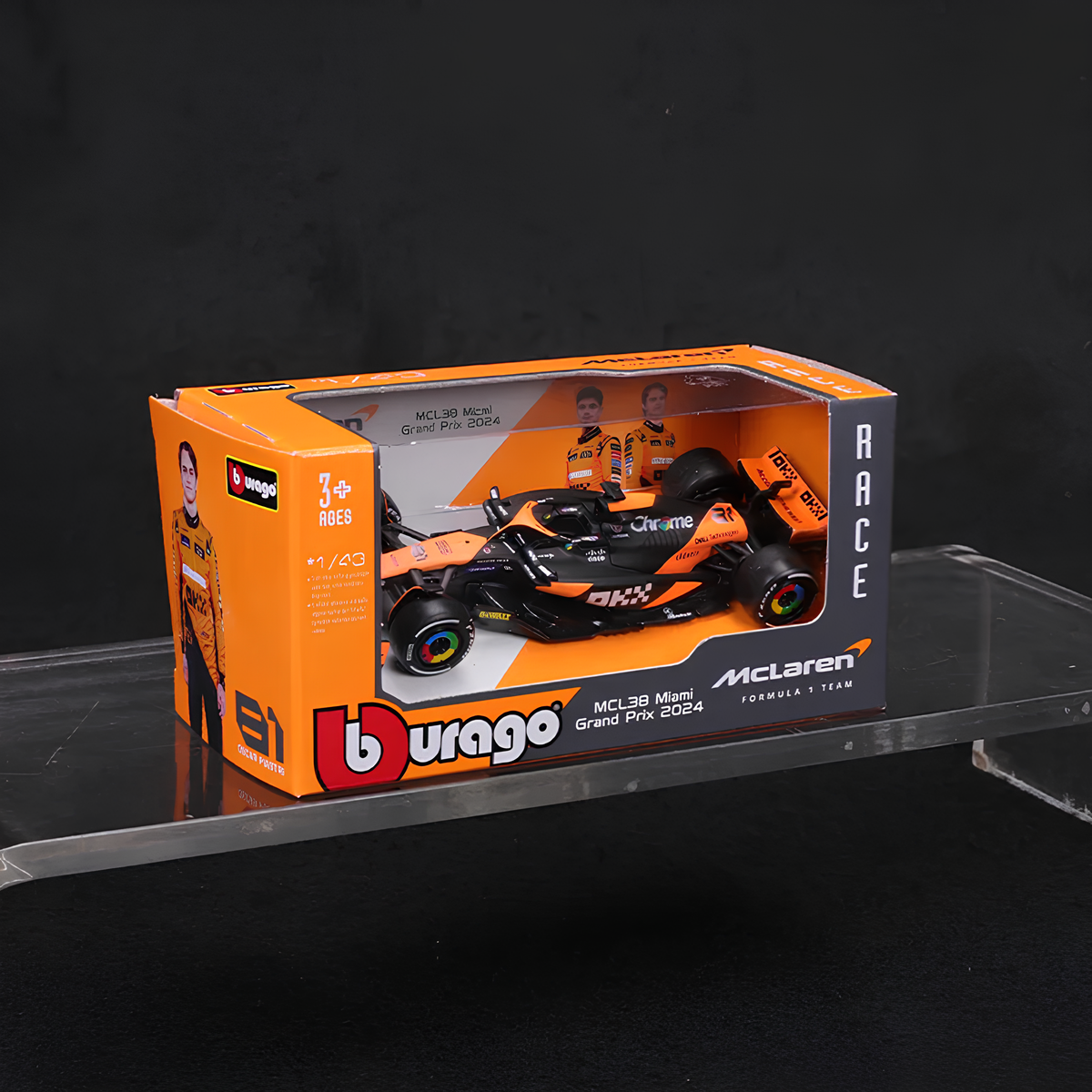 Miniature McLaren 2024 MCL38 #81 – Oscar Piastri