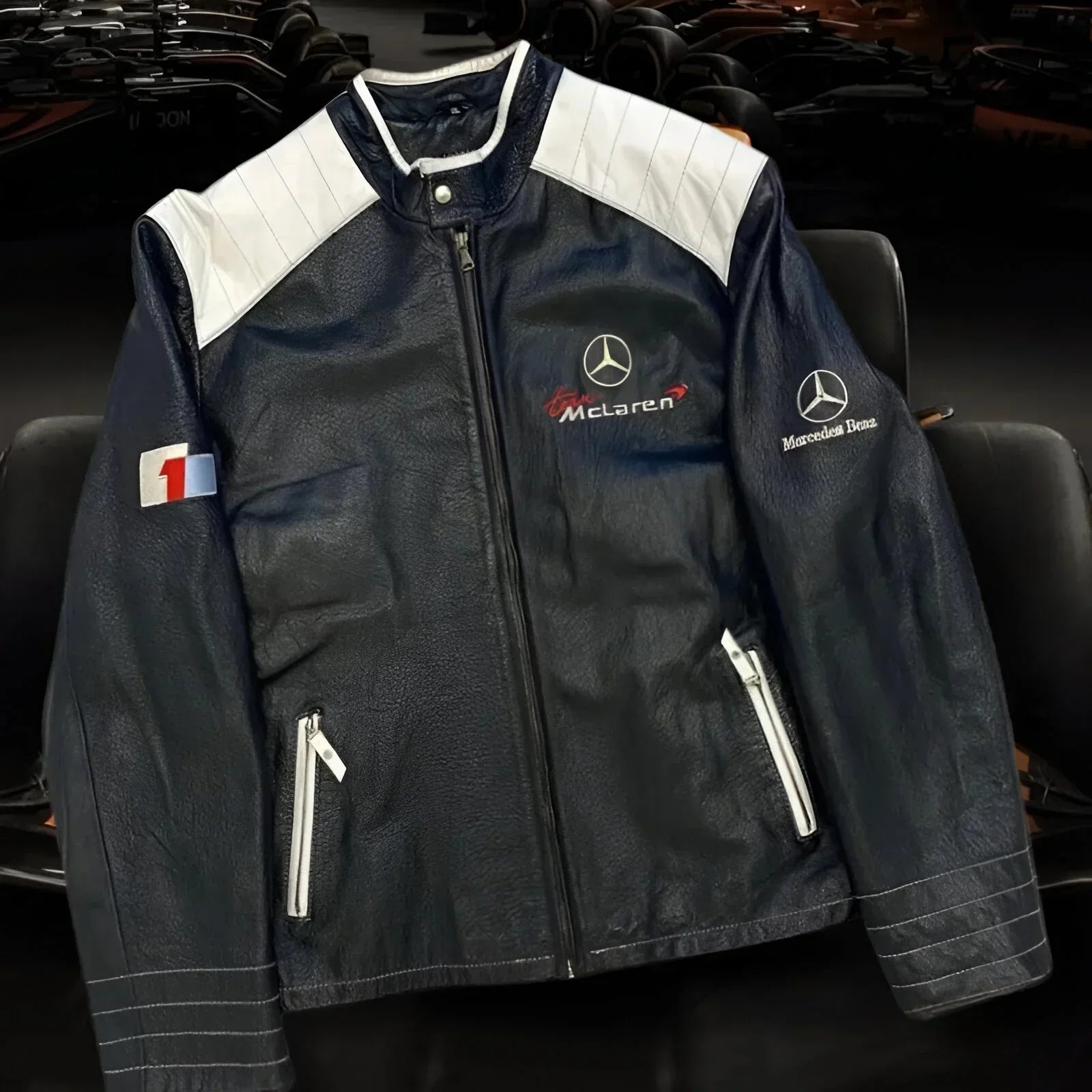 Jaqueta McLaren Vintage Preta